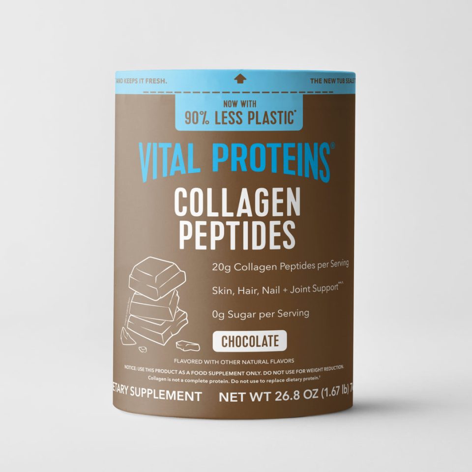 Chocolate Collagen Peptides - 13.5oz Canister