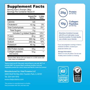 Vital Performance™ Protein Powder – Canister / Chocolate