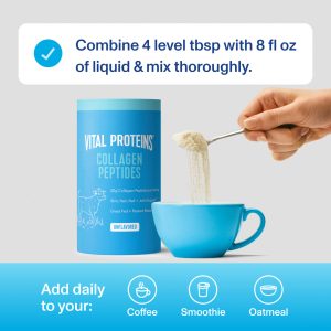 Collagen Peptides – Unflavored – 10oz